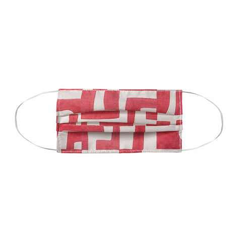 Alisa Galitsyna Red Puzzle Face Mask