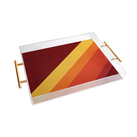 Alisa Galitsyna Retro 70s Color Palette II Acrylic Tray