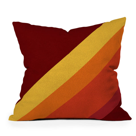 Alisa Galitsyna Retro 70s Color Palette II Outdoor Throw Pillow