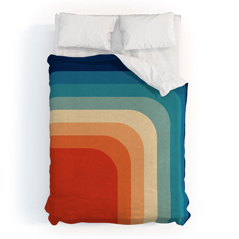Alisa Galitsyna Retro 70s Color Palette III Duvet Cover