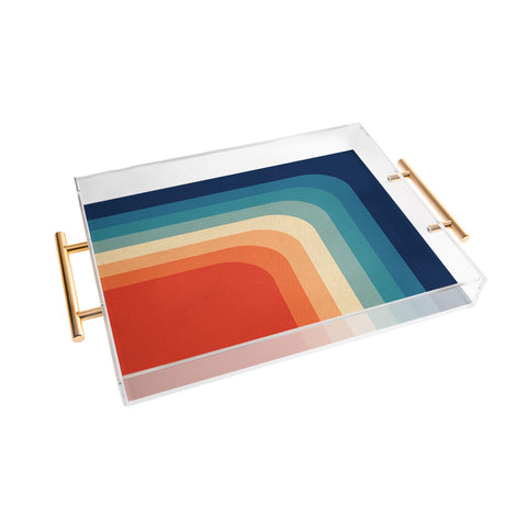 Alisa Galitsyna Retro 70s Color Palette III Acrylic Tray