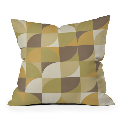 Alisa Galitsyna Retro Geometry I Outdoor Throw Pillow
