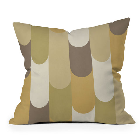 Alisa Galitsyna Retro Geometry II Outdoor Throw Pillow