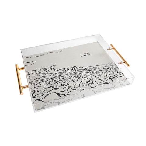 Alisa Galitsyna Rocky Landscape Acrylic Tray