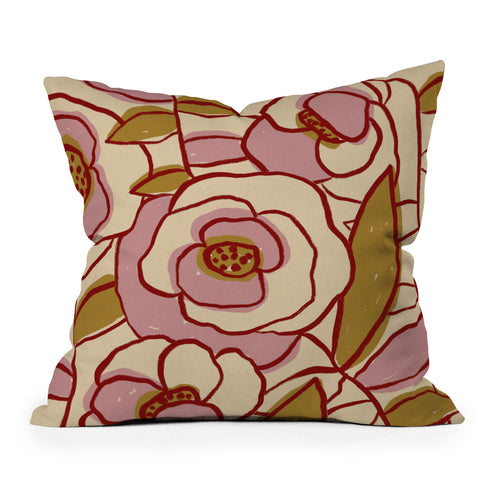 Alisa Galitsyna Rose Garden 2 Outdoor Throw Pillow