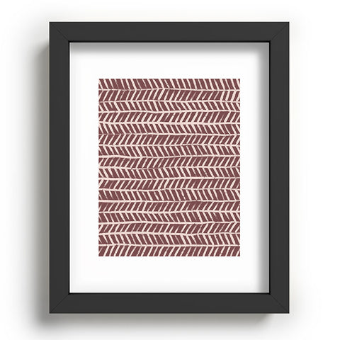 Alisa Galitsyna Simple Hand Drawn Pattern IX Recessed Framing Rectangle