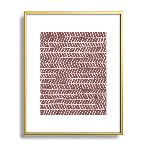Alisa Galitsyna Simple Hand Drawn Pattern IX Metal Framed Art Print