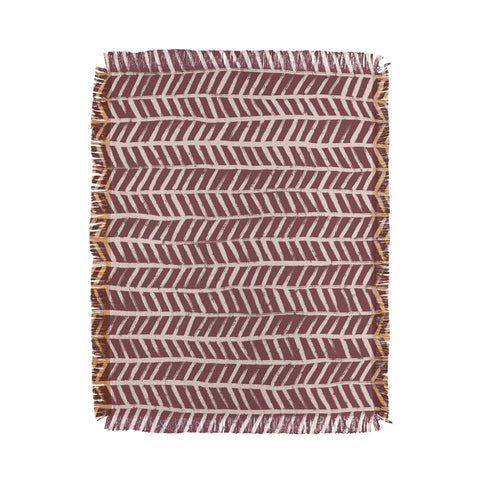 Alisa Galitsyna Simple Hand Drawn Pattern IX Throw Blanket