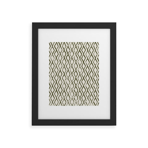Alisa Galitsyna Simple Hand Drawn Pattern VI Framed Art Print