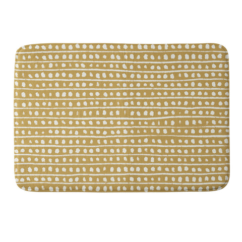 Alisa Galitsyna Simple Hand Drawn Pattern XI Memory Foam Bath Mat