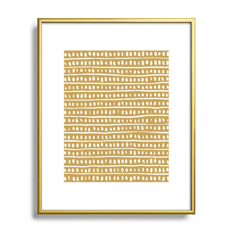 Alisa Galitsyna Simple Hand Drawn Pattern XI Metal Framed Art Print