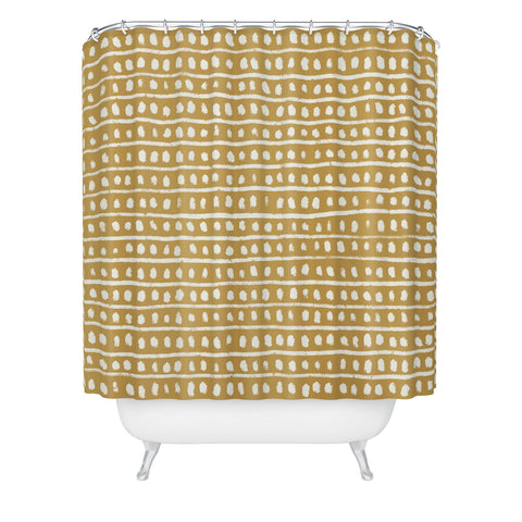 Alisa Galitsyna Simple Hand Drawn Pattern XI Shower Curtain