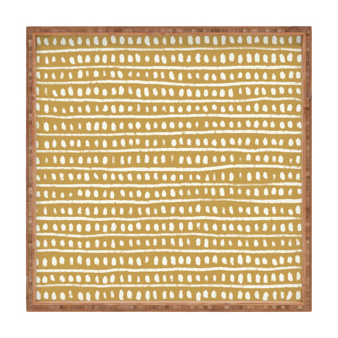 Alisa Galitsyna Simple Hand Drawn Pattern XI Square Tray