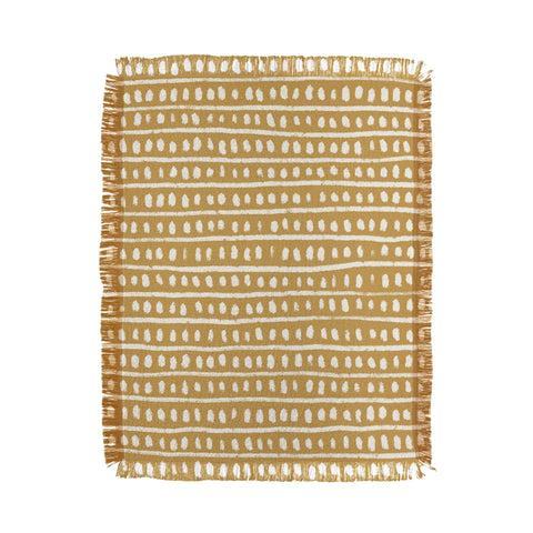 Alisa Galitsyna Simple Hand Drawn Pattern XI Throw Blanket