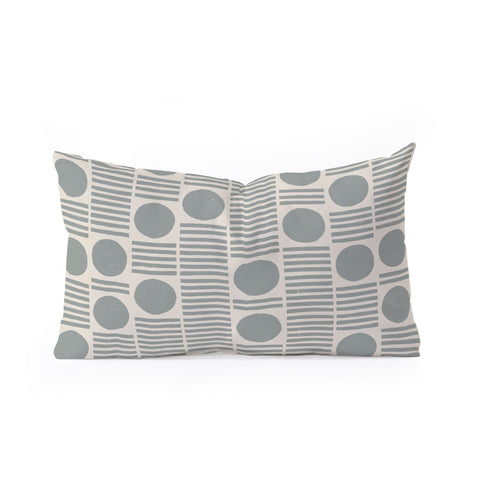 Alisa Galitsyna Simple Pattern 2 Oblong Throw Pillow
