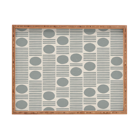 Alisa Galitsyna Simple Pattern 2 Rectangular Tray