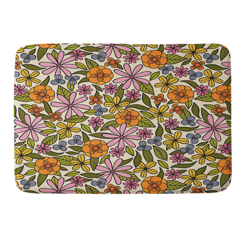 Alisa Galitsyna Summer Garden 11 Memory Foam Bath Mat