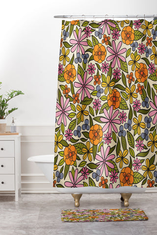 Alisa Galitsyna Summer Garden 11 Shower Curtain And Mat