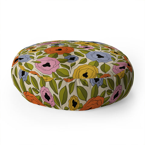 Alisa Galitsyna Summer Garden 15 Floor Pillow Round