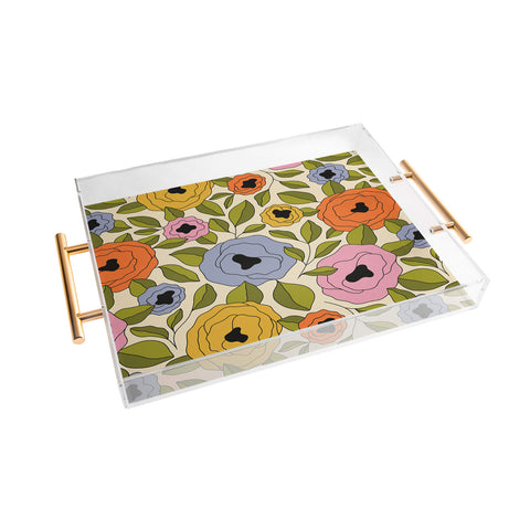 Alisa Galitsyna Summer Garden 15 Acrylic Tray
