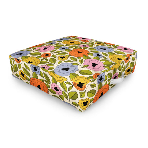 Alisa Galitsyna Summer Garden 15 Outdoor Floor Cushion