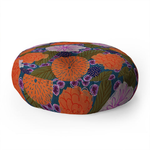 Alisa Galitsyna Summer Garden 9 Floor Pillow Round