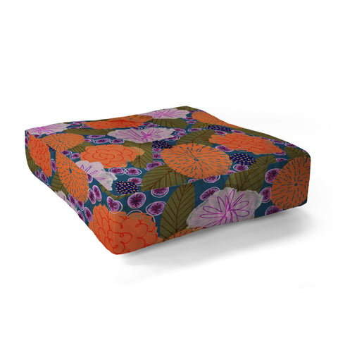Alisa Galitsyna Summer Garden 9 Floor Pillow Square