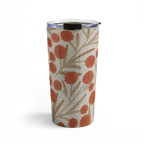 Alisa Galitsyna Summer Garden Red and Beige Travel Mug