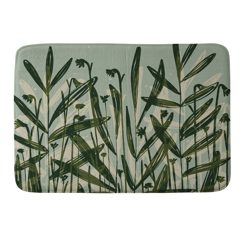 Alisa Galitsyna Summer Grass Memory Foam Bath Mat
