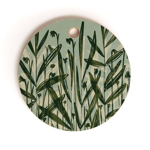 Alisa Galitsyna Summer Grass Cutting Board Round