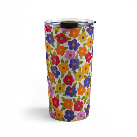 Alisa Galitsyna Tiny Flower Pattern Travel Mug