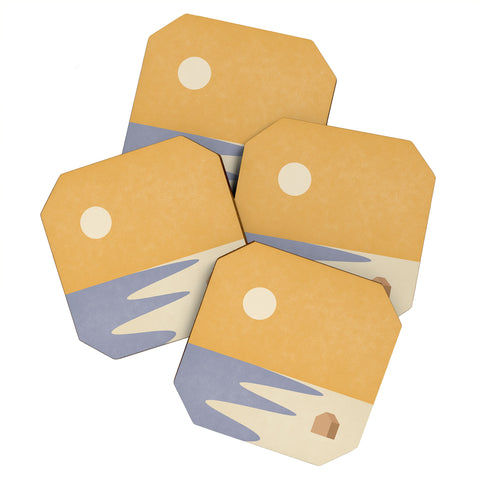 Alisa Galitsyna Tiny House 2 Coaster Set