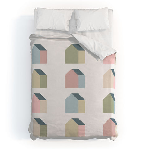 Alisa Galitsyna Tiny Houses Duvet Cover