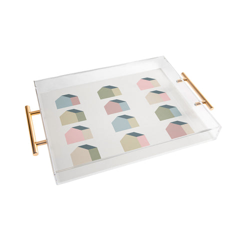Alisa Galitsyna Tiny Houses Acrylic Tray