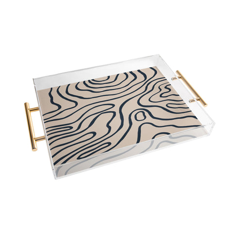 Alisa Galitsyna Topographic Map Acrylic Tray