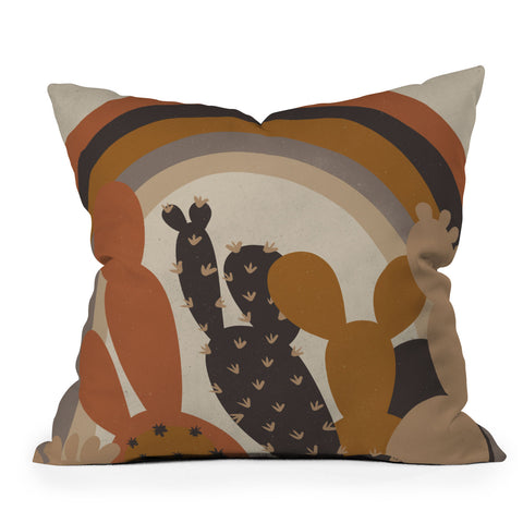 Alisa Galitsyna Under the Rainbow Outdoor Throw Pillow