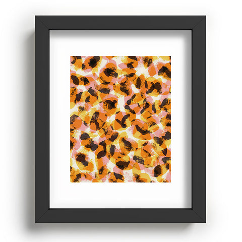 Alisa Galitsyna Vibrant Brush Strokes 1 Recessed Framing Rectangle