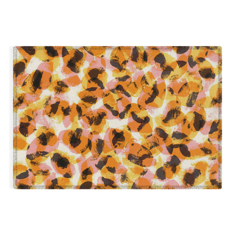 Alisa Galitsyna Vibrant Brush Strokes 1 Outdoor Rug