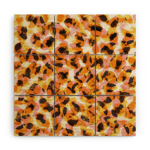 Alisa Galitsyna Vibrant Brush Strokes 1 Wood Wall Mural