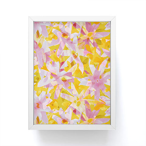 Alisa Galitsyna Watercolor Blooms 2 Framed Mini Art Print Square