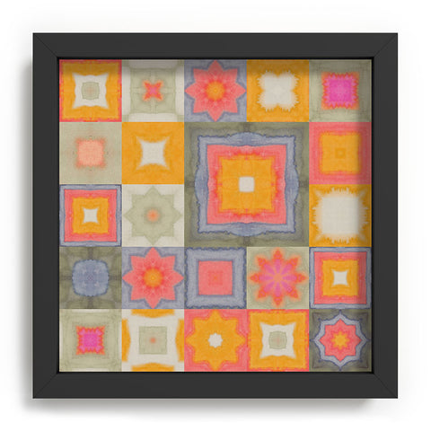 Alisa Galitsyna Watercolor Tiles Recessed Framing Square