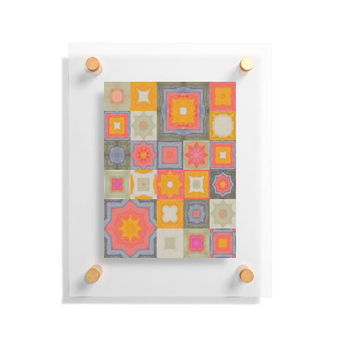 Alisa Galitsyna Watercolor Tiles Floating Acrylic Print