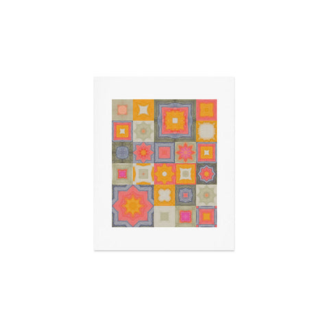 Alisa Galitsyna Watercolor Tiles Art Print