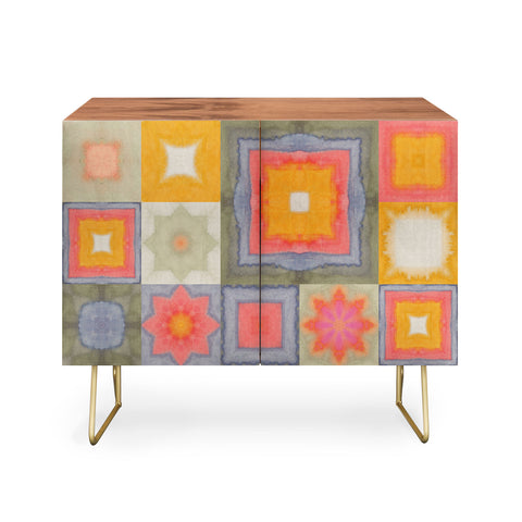 Alisa Galitsyna Watercolor Tiles Credenza