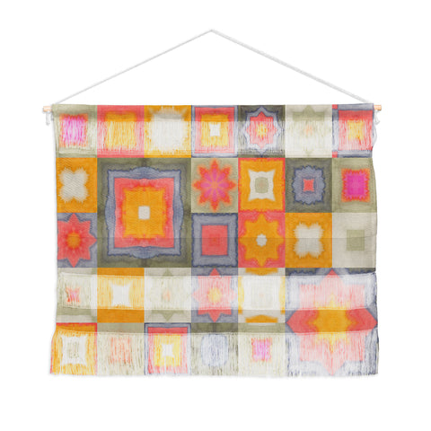 Alisa Galitsyna Watercolor Tiles Wall Hanging Landscape