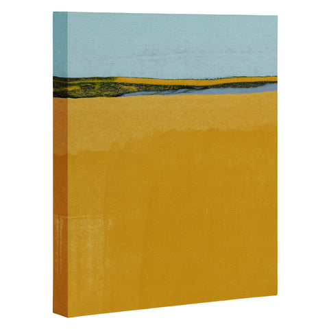 Alisa Galitsyna Where Blue Meets Gold Art Canvas