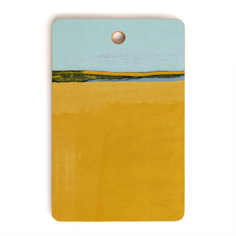 Alisa Galitsyna Where Blue Meets Gold Cutting Board Rectangle