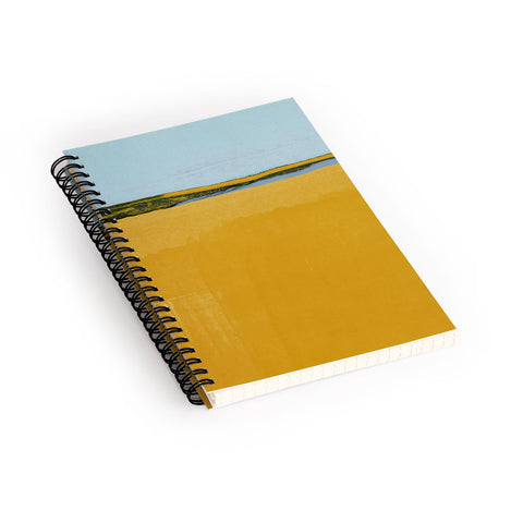 Alisa Galitsyna Where Blue Meets Gold Spiral Notebook