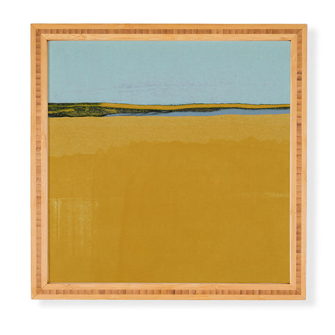 Alisa Galitsyna Where Blue Meets Gold Framed Wall Art