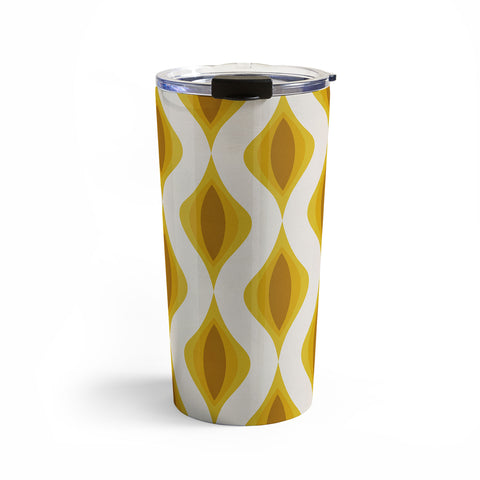 Alisa Galitsyna Yellow Ornaments Travel Mug